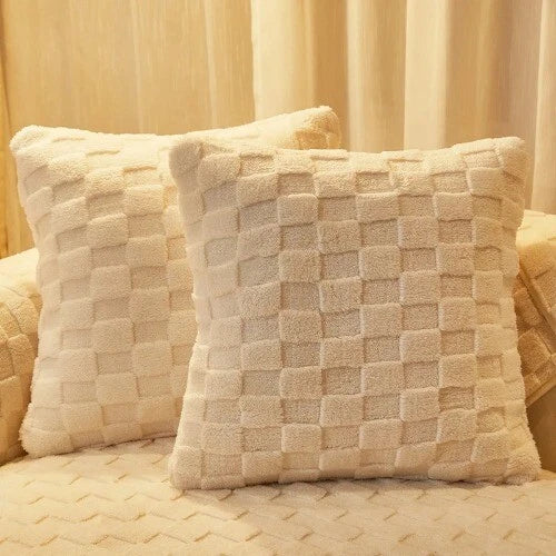 Plush Sofa Cushion Winter Nordic Non-Slip BackrestCover Towel Leather Sofa Cover