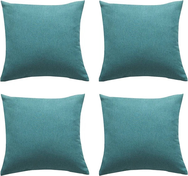 Outdoor Waterproof Cushion Cover Square Pillow Cases for Patio Tent Couch Sofa