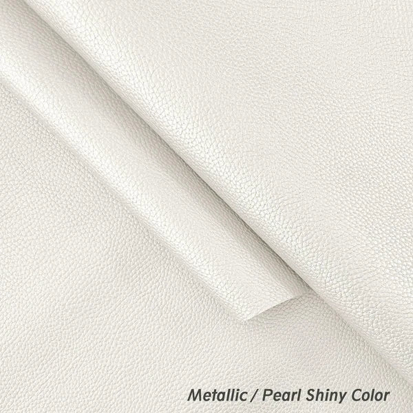 Pb045A Cushion Cover*Pearl White*Faux Leather synthetic Litchi Skin Sofa Seat