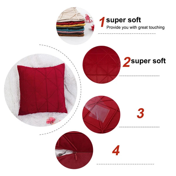 Luxury Velvet Cushion Cover Sofa Throw Pillow Cover