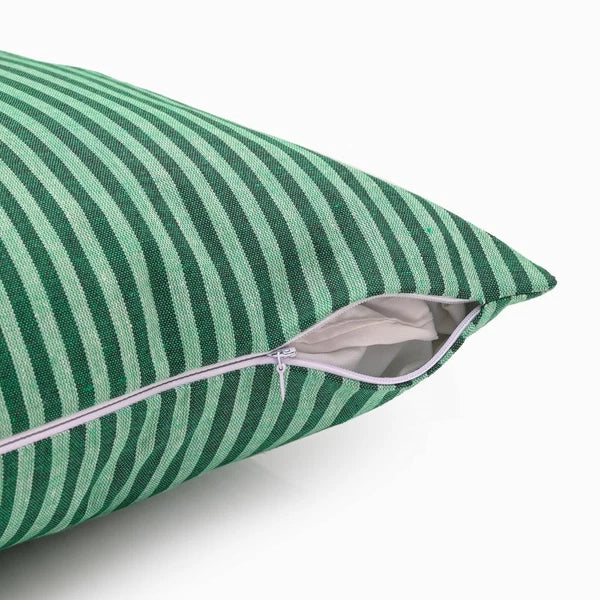 Pillow Cover Throw Cushion Case Covers Cotton Striped Home Sofa Decor Square-S2