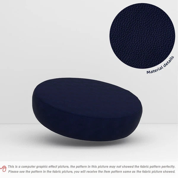Pb014 Cushion Cover*Dark Navy Blue*Faux Leather synthetic Litchi Skin Sofa Seat