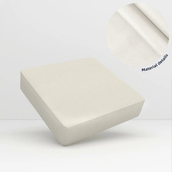 Pb045A Cushion Cover*Pearl White*Faux Leather synthetic Litchi Skin Sofa Seat