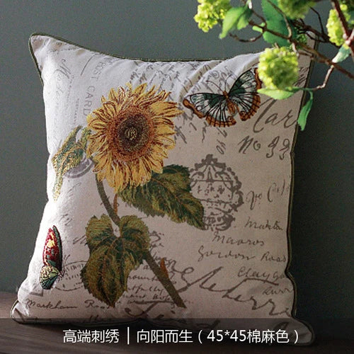 Luxury Cushion Covers for Living Room Sofa Cushion Cover Embroidery Pillowcase