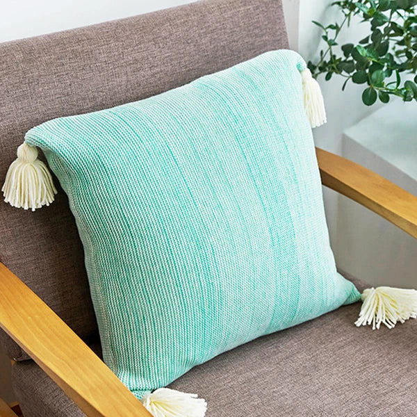 Tassel Cushion Cover Knitted Pillow Covers Pillowcase Sofa Throw Bed Home Decor