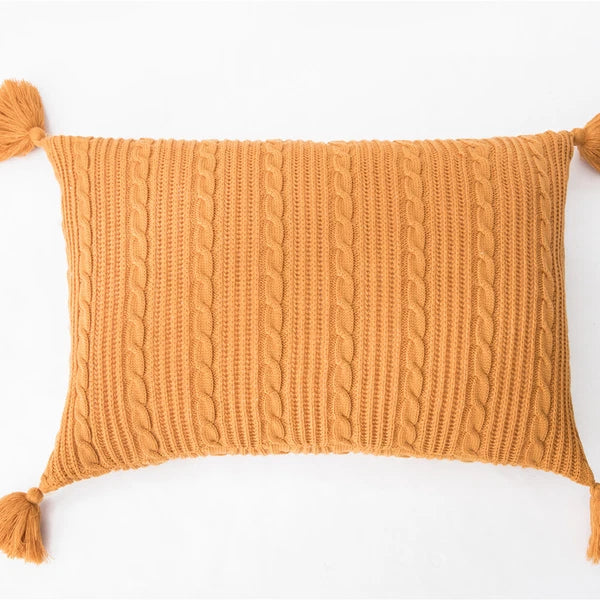 Knitting Cushion Pillowcase Sofa Throw Waist Pillow Case Bed Cover Home Decor