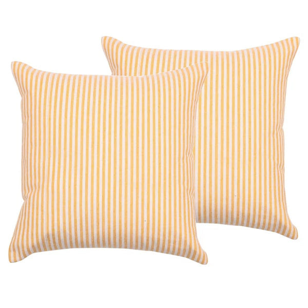 Pillow Cover Throw Cushion Case Covers Cotton Striped Home Sofa Decor Square-S2