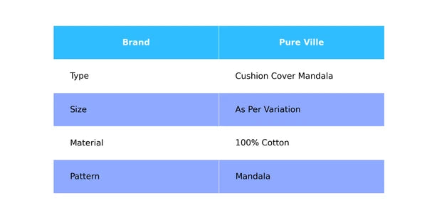 Ethnic Cushion Cover Indien Handmade Mandala Hippie Sofa Car Pillow Case