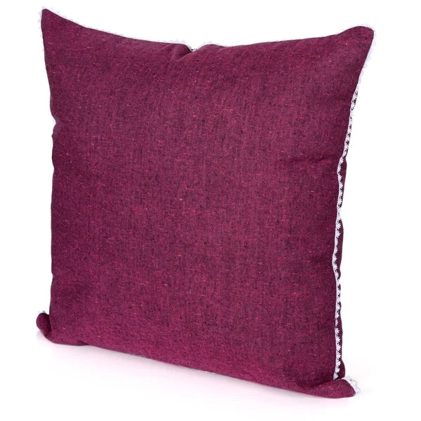 Cotton Cushion Cover Home Sofa Decor Throw Pillow Case Covers Solid with Lace