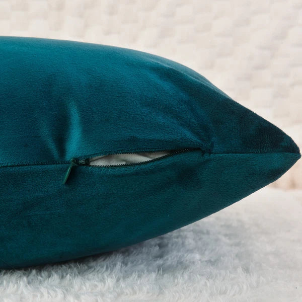 Plain Velvet Cushions Covers 30x51 cm Luxury Soft Velvet Sofa Bed Pillow Cases