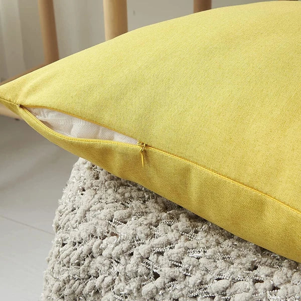 Outdoor Waterproof Cushion Cover Square Pillow Cases for Patio Tent Couch Sofa