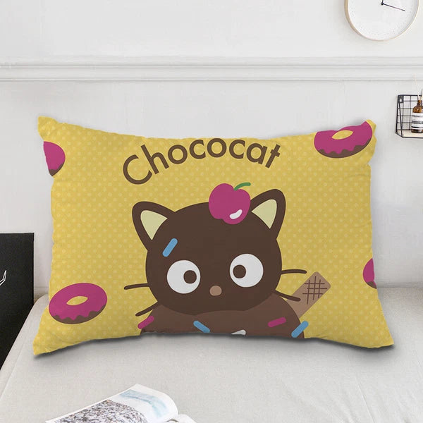 chococat fuzzy Pillowcase Pillow Sofa Decoration Cover Cushion pillowslip new