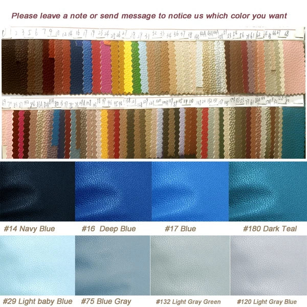 Tailor Made(Cover Only) Faux Leather Sofa Patio Bench Cushion Pillow Case Pb3