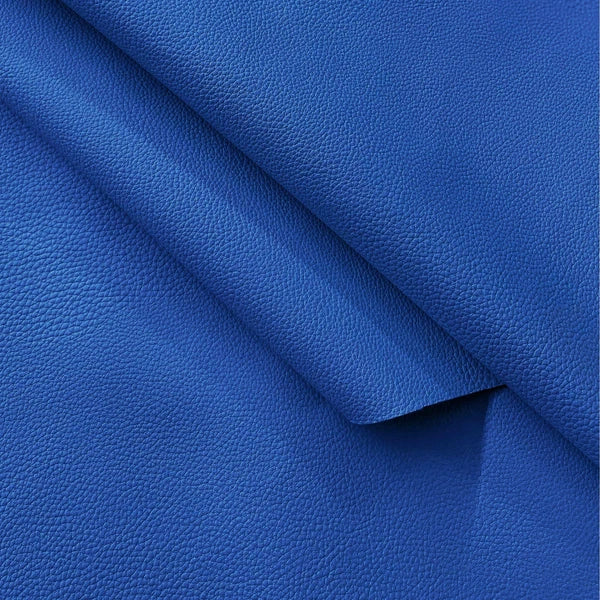 Pb017 Cushion Cover*Blue*Faux Leather synthetic Litchi Skin Sofa Seat 3D Box