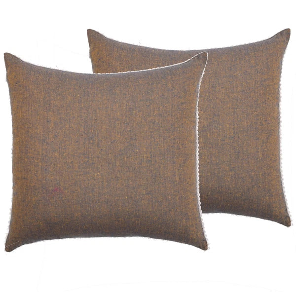 Pillow Covers Cotton Throw Cushion Case Cover Sofa Home Decor Solid with Lace-S2