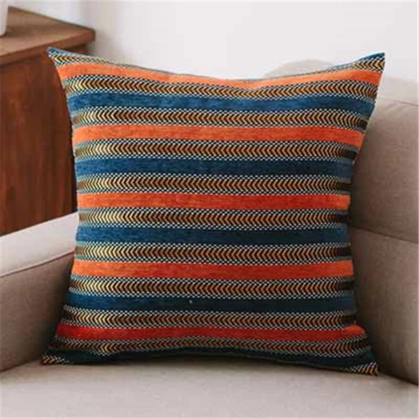 18x18" Chenille Fabric Vintage Throw Pillow Covers Sofa Bed Cushion Cover Case
