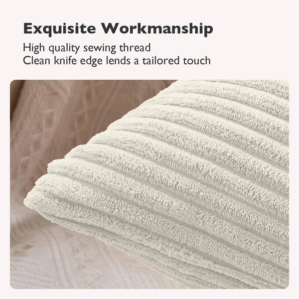 Pack of 1,2,4,6 Velvet Filled Cushion Covers 18x18 Sofa Decor Throw Pillow Cases