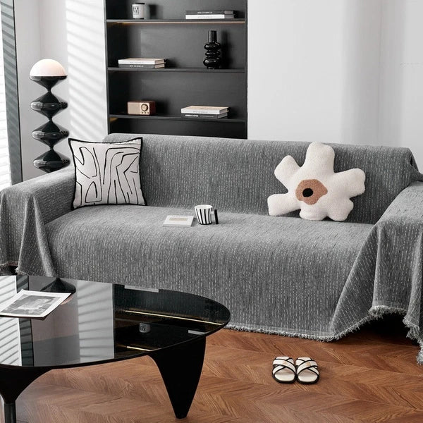 Minimalist four-season universal non-slip all-inclusive sofa blanket