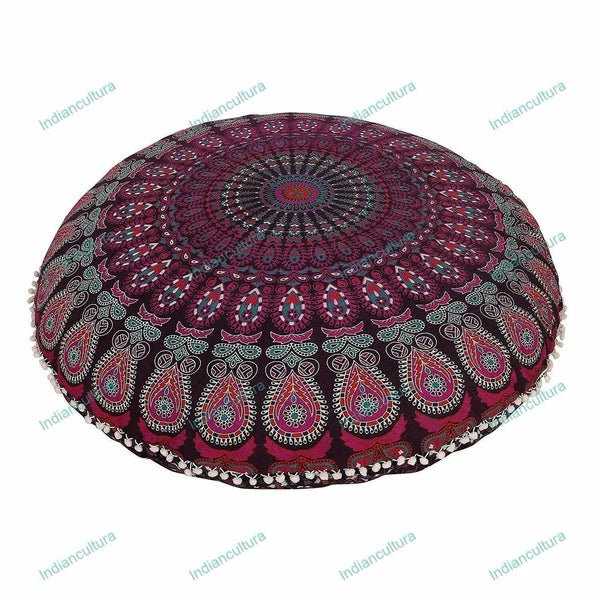 Cushion Cover Traditional Art Yoga Home Decor Sofa Pillow Cover Case