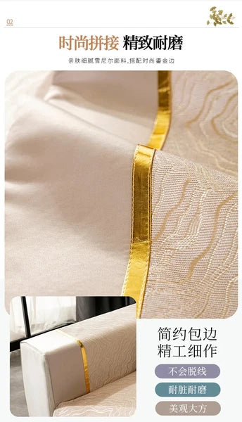 Sofa Cushion Cover Luxury High-grade Universal Non-slip Nordic Backrest Cover