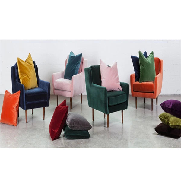 Velvet Pillow Case Waist Throw Cushion Cover Home Office Sofa Chair Bed Decor