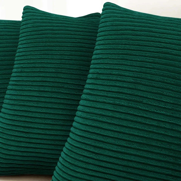 Pack of 1,2,4,6 Velvet Filled Cushion Covers 18x18 Sofa Decor Throw Pillow Cases