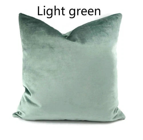 Velvet Pillow Case Waist Throw Cushion Cover Home Office Sofa Chair Bed Decor