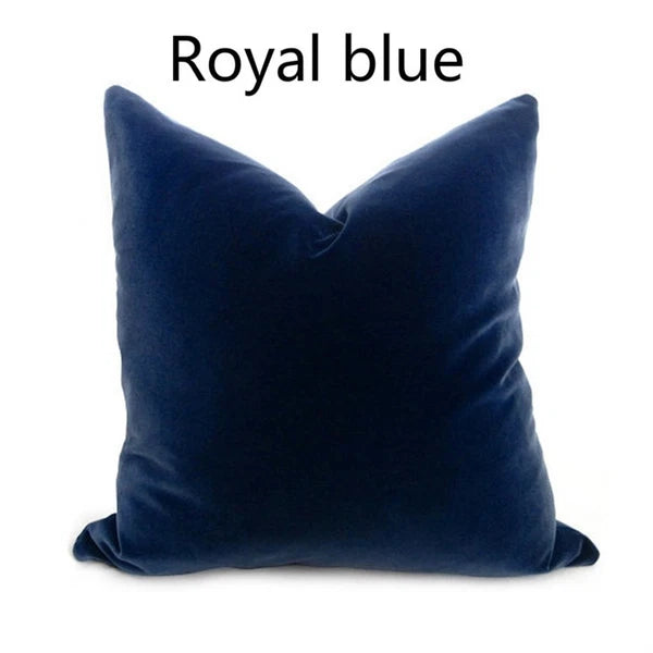 Velvet Pillow Case Waist Throw Cushion Cover Home Office Sofa Chair Bed Decor