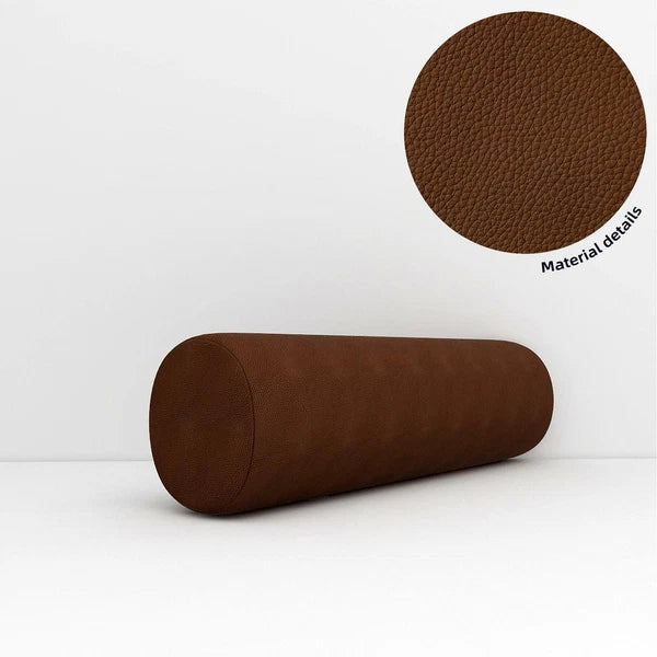 Pb010 Cushion Cover*Middle Brown*Faux Leather synthetic Litchi Skin Sofa Seat