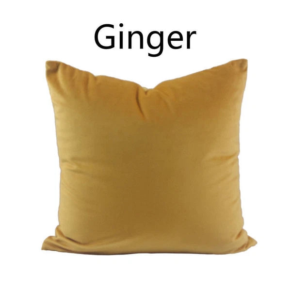 Velvet Pillow Case Waist Throw Cushion Cover Home Office Sofa Chair Bed Decor