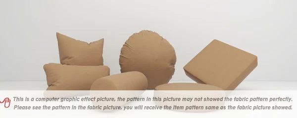 Pb031Cushion Cover*Nude Tan*Faux Leather synthetic Litchi Skin Box Sofa Seat