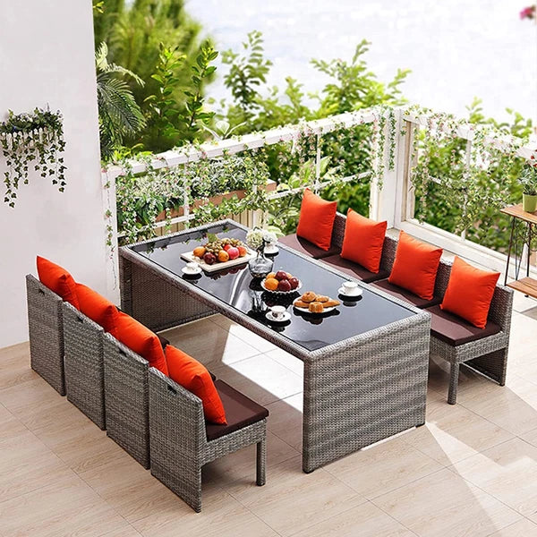 Outdoor Waterproof Cushion Cover Square Pillow Cases for Patio Tent Couch Sofa