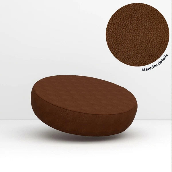 Pb010 Cushion Cover*Middle Brown*Faux Leather synthetic Litchi Skin Sofa Seat