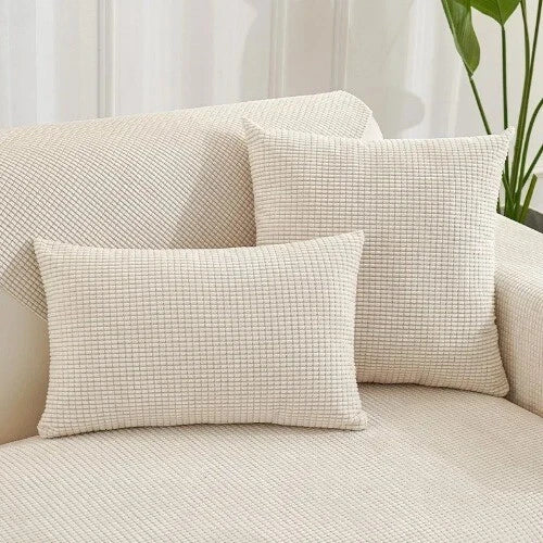 Solid Color Sofa Covers for Living Room Polar FleeceSofa Cushion Mat  Universal