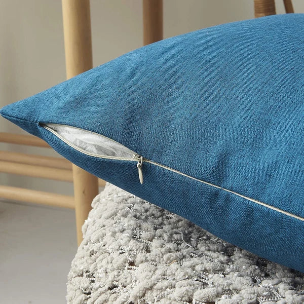 Outdoor Waterproof Cushion Cover Square Pillow Cases for Patio Tent Couch Sofa