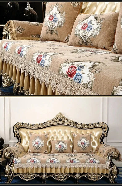 Non-Slip Sofa Covers Living Room Chenille Sofa Cushion Couch Cover SofaSeat Pad