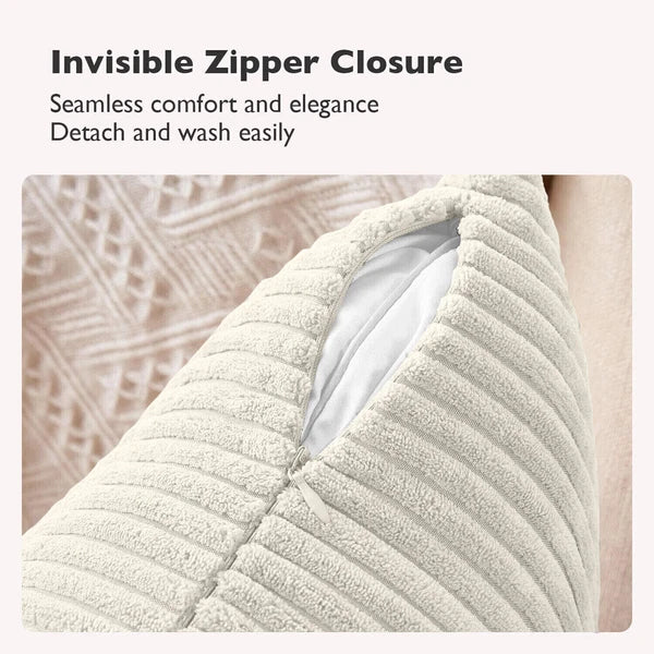 Pack of 1,2,4,6 Velvet Filled Cushion Covers 18x18 Sofa Decor Throw Pillow Cases