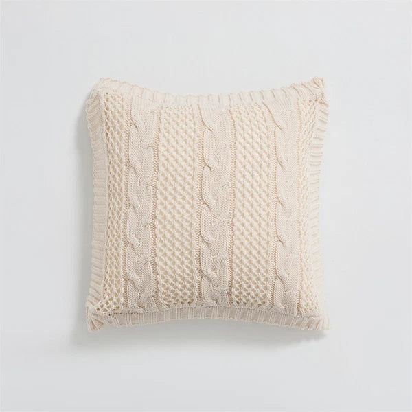 Square Knitted Pillowcase Sofa Bed Throw Waist Cushion Cover Office Pillow Case