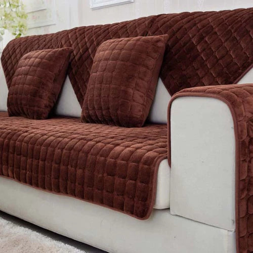 1pc Thicken Corner Sofa Towel Covers Slipcover Couch Cover Removable Mat