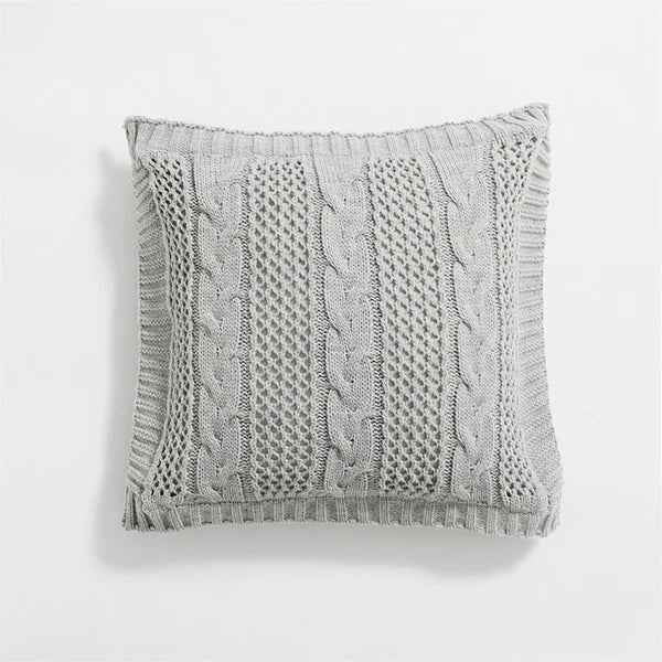 Square Knitted Pillowcase Sofa Bed Throw Waist Cushion Cover Office Pillow Case