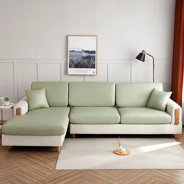 1 2 3 4 Seater PU Leather Sofa Cushion Cover Waterproof Sofa Couch Seat Cover