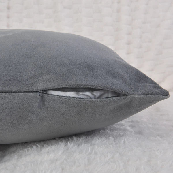 Plain Velvet Cushions Covers 30x51 cm Luxury Soft Velvet Sofa Bed Pillow Cases