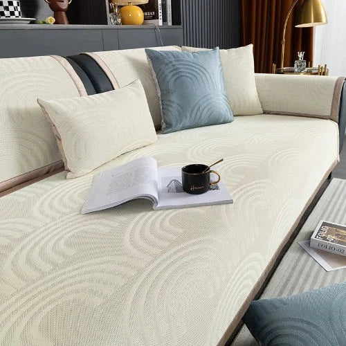 Modern Simplicity Ice Silk Cooling Mat Sofa Cushion Summer Pad Sofa Cover