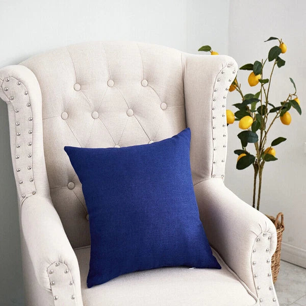 Christmas Soft Cushion Cover Pillow Case Sofa Throw Waist Pillowcase Decor Plain