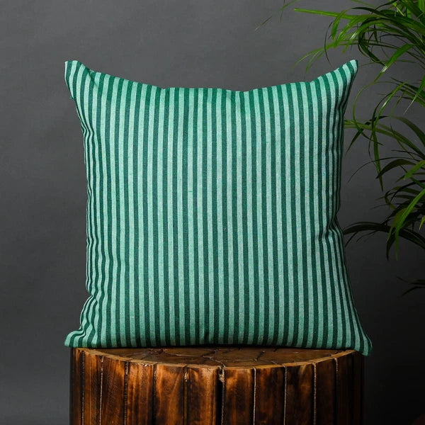 Pillow Cover Throw Cushion Case Covers Cotton Striped Home Sofa Decor Square-S2