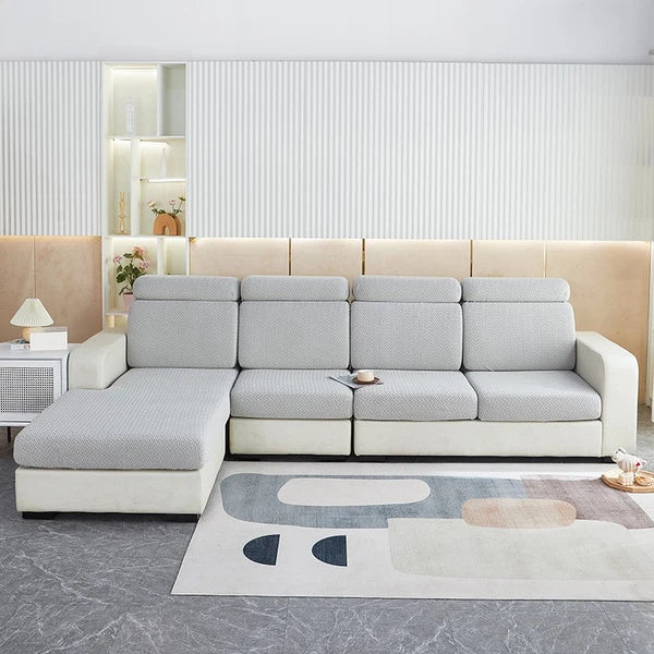1 2 3 4 Seater Sofa Cushion Covers Jacquard Stretch Couch Seat Slipcover