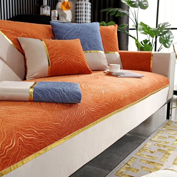 Sofa Cushion Cover Luxury High-grade Universal Non-slip Nordic Backrest Cover