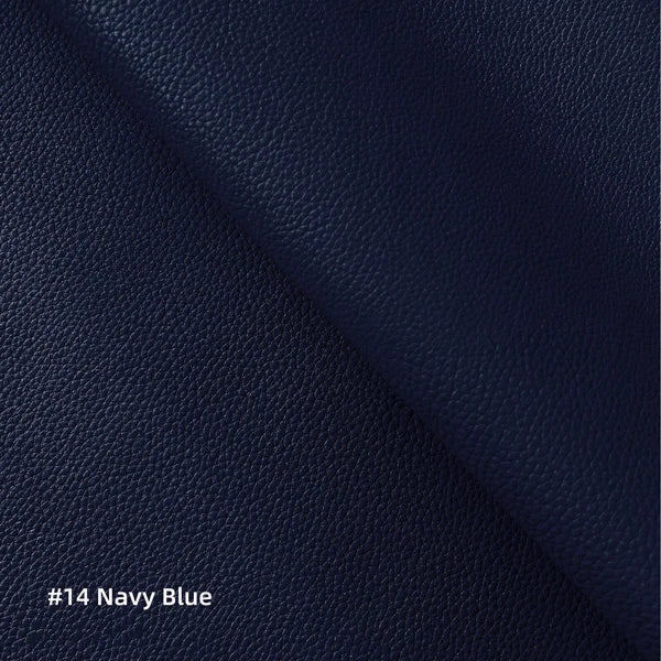 Pb014 Cushion Cover*Dark Navy Blue*Faux Leather synthetic Litchi Skin Sofa Seat