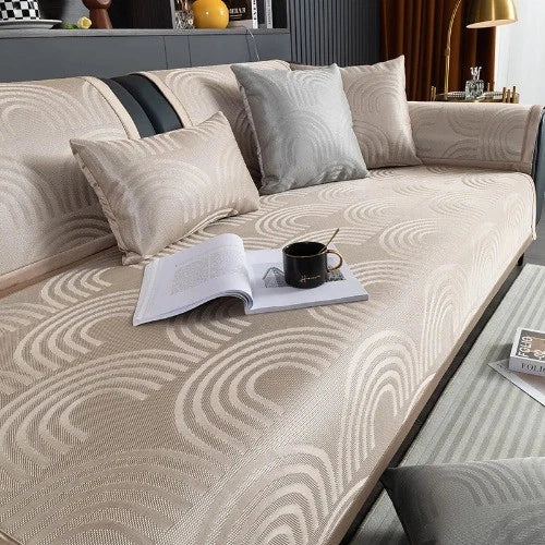 Modern Simplicity Ice Silk Cooling Mat Sofa Cushion Summer Pad Sofa Cover