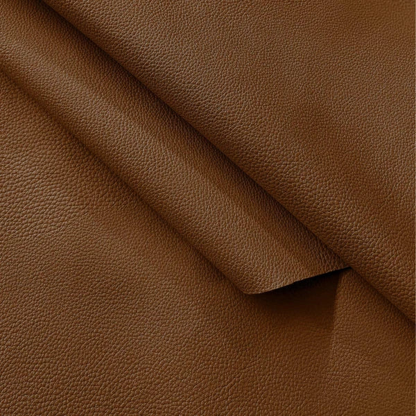 Pb010 Cushion Cover*Middle Brown*Faux Leather synthetic Litchi Skin Sofa Seat